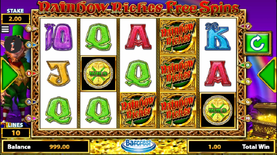 Rainbow Riches free spins
